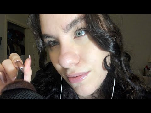 ASMR Slow and Fast Tapping with Mic Brushing and Energy Pulling and Cutting