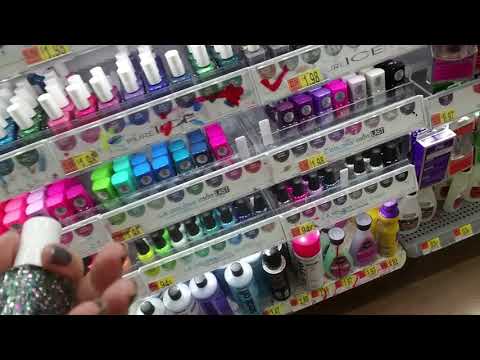 SouthernASMR Sounds 💅 Nail Polish Organizing in Walmart 💅