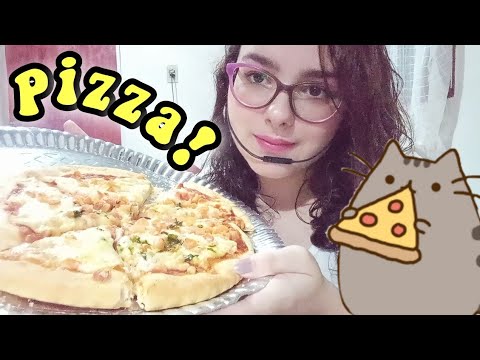ASMR MUKBANG: COMENDO PIZZA! 🍕