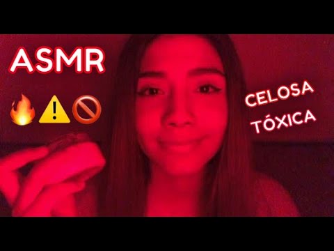 ASMR ESPAÑOL / Tu NOVIA CELOSA y TÓXICA te HACE masajes en la CARITA ❤️🚫