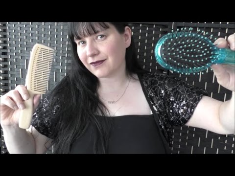 Relaxing Asmr - Hairbrush / Comb on the camera - Tingles Overload!!
