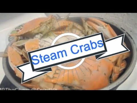 CRABS (Steam) ASMR The Chew Vlog