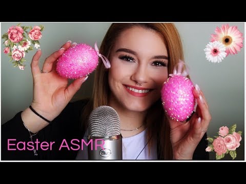 Leyne ASMR | Easter Themed ASMR (Tapping,Scratching,Crinkly sounds,chit chat...)