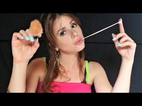 ASMR LET ME DO YOUR MAKE UP - GUM CHEWING