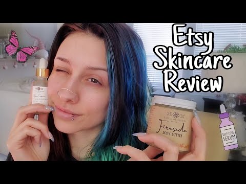 ASMR Etsy Skincare Review | Small Business Haul