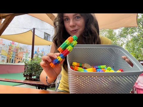 ASMR in a Kindergarten (Playing with Toys)
