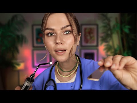 ASMR Most Relaxing ENT Exam.  Medical RP Personal Attention