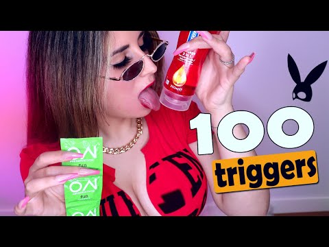 100 TRIGGERS IN 5  MINUTES 🌈 Asmr no talking