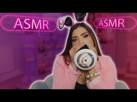 ASMR Bunny Ear Aggressive Licking (Halloween Special) I'm A Bunny! Duhhhh! (Asmr Ear Eating)