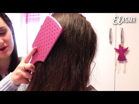 ♡ASMR español♡ CEPILLADO DE CABELLO♥ rELajante. Scratching/styling |+Susurros