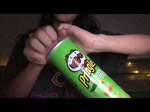 ASMR | Single Tingle Time: Tingles with Pringles | fast aggressive tapping and scratching