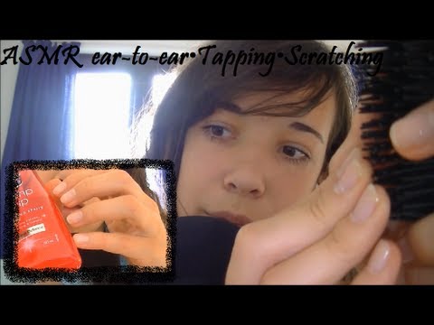 ♥ASMR♥ ear-to-ear•Tapping•Scratching