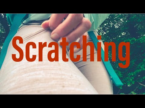 ASMR scratching leggings | outdoors | indoors | lo-fi