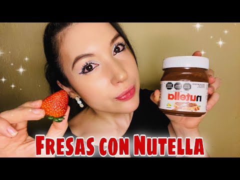 ASMR Comiendo Fresas con Nutella y Platicando del Mal de Ojo | Marisol ASMR