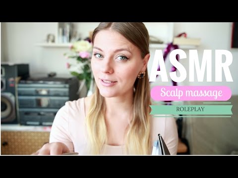 ASMR Scalp massage Roleplay | hair brushing, soft spoken, personal attention