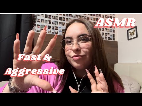 Fast & Aggressive Tapping, Scratching & Whispering ASMR