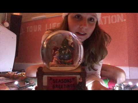 ~ Holiday Special ~ASMR (Tapping and crinkles!)