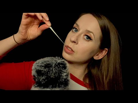 ASMR Slow, Sensitive Mouth Sounds ~  SK TSK, Gum Chewing, Whispers