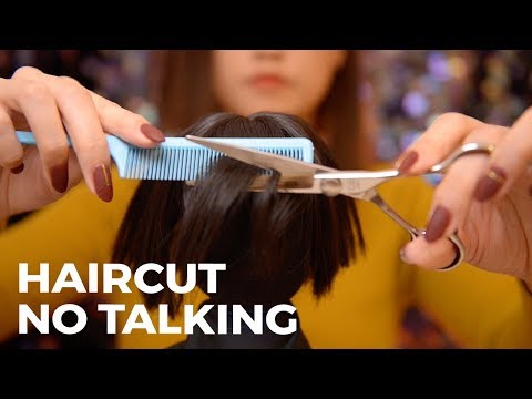 ASMR Relaxing Salon Haircut | Head Massage, Scissors and Clipper(No Talking)