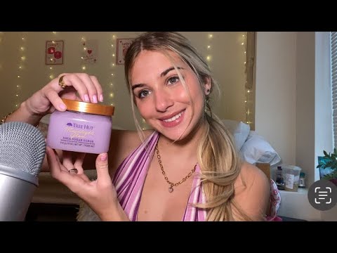 ASMR Purple Triggers 💟☮️☯️ Tapping, Scratching and Rambled Whispering