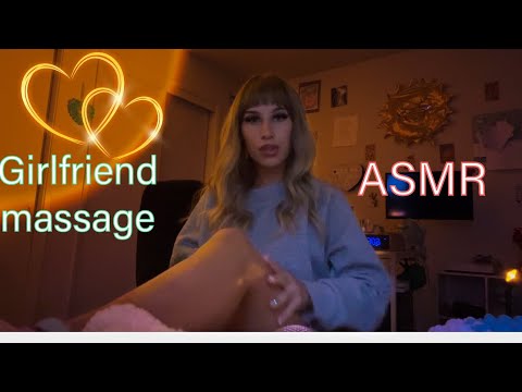 Girlfriend ASMR Roleplay, Body Massage With Lotion  🧴  🫶🏻