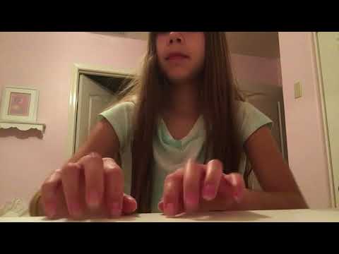 {ASMR} Tapping And Scratching On Table