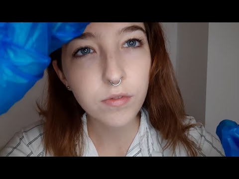 ASMR doctors check-up | British accent, light triggers, gloves, typing & writing sounds
