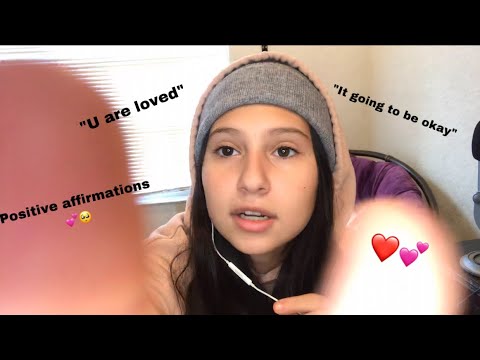 Asmr~ lo fi positive affirmations💕(hand movements)