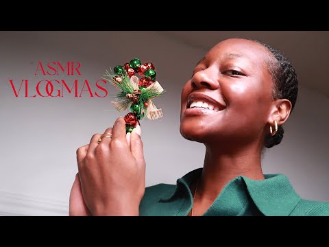 ASMR VLOGMAS | DOLLAR STORE HAUL 🎄 CHRISTMAS DECORATIONS