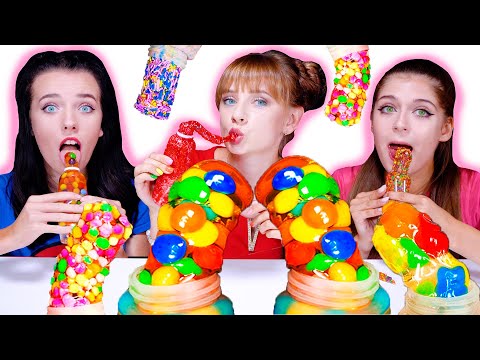 ASMR HONEY JELLY | RAINBOW HONEY JELLY, CANDY JELLY | EATING SOUNDS LILIBU