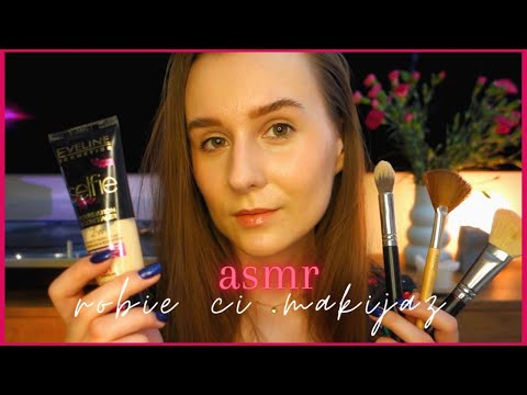 asmr po polsku 🌙 make-up artist robi ci wiosenny makijaż 🌺 ROLEPLAY (polish whisper)