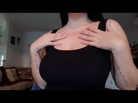ASMR | skin and shirt scratching