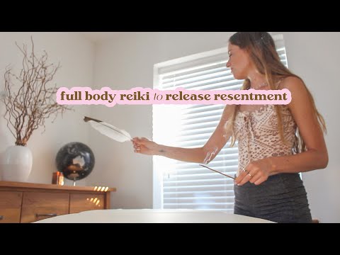 full body ASMR REIKI to release anger & resentment towards someone | cutting cords & energy plucking