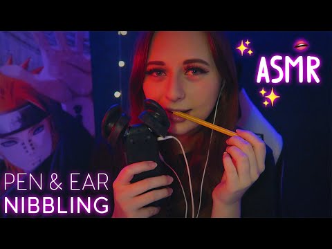 [ASMR] Pen + Ear Nibbling (for tingle immunity)