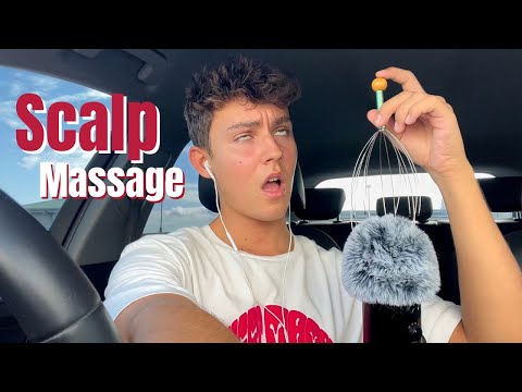 ASMR | Fluffy Brain Massage with Scalp Massager 🤤😮‍💨