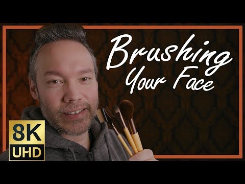 ASMR Brushing Your Face | First Full-Length ASMR in 8K! (8K UHD)