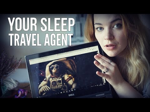 ASMR Awkward Travel Agent | Typing, Writing, Soft Spoken [Binaural]