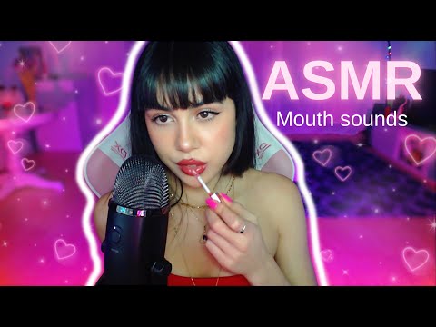 ASMR ❤️ mouth sounds, lip gloss and more