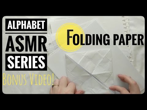 Folding Paper || Lo Fi Alphabet ASMR Series