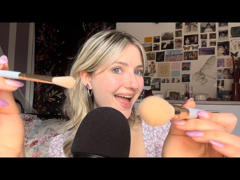 ASMR| tracing and drawing on your face| personal attention and close whisper