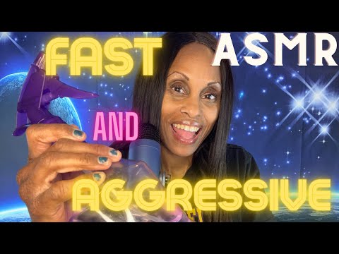ASMR Fast and Aggressive, Spit Painting, Mic Pumping