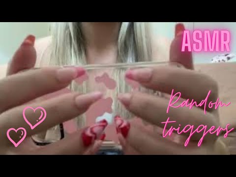 ASMR ✨ Random triggers 💫Tapping and Scratching✨
