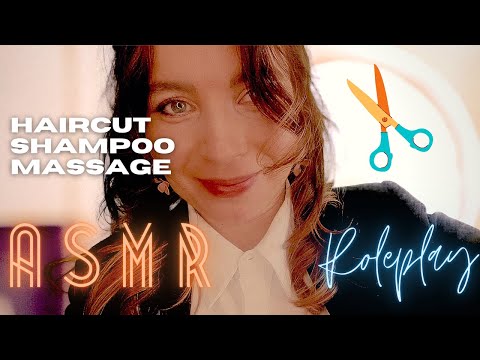 [ASMR] Haircut, Shampoo & Massage - Personal Attention Roleplay (german/deutsch)