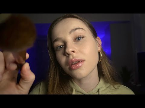 If You’re Struggling To Sleep Watch This ASMR 💤 | Chit Chat, Face Brushing, Follow The Light & More