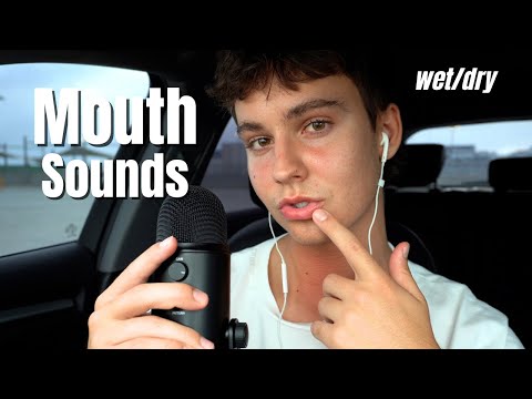 ASMR | Pure Wet/Dry Mouth Sounds - Plucking, Tongue Swirling, Spit Painting
