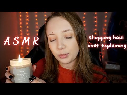 ASMR| Shopping Haul + Over Explaining ✨