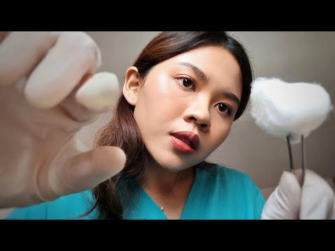 ASMR Thai Nurse doing First Aid To You 🩹นางพยาบาลทำแผลให้คุณ