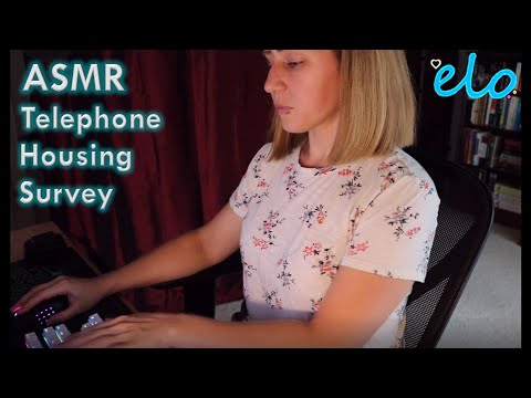 ASMR - Housing Survey on the Telephone (typing, mouse clicks)
