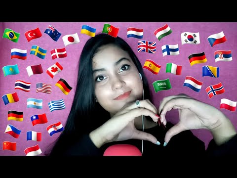 {ASMR} Whispering in 35++ Different Languages