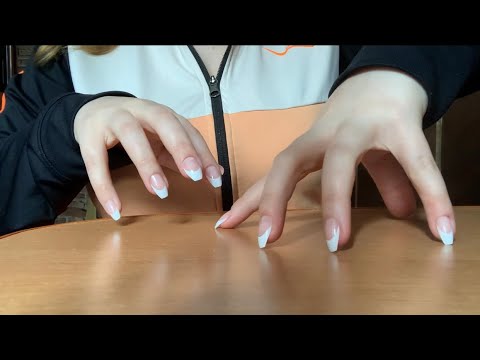 ASMR | Wood Surface Tapping & Scratching With Nails 💅🏼❤️